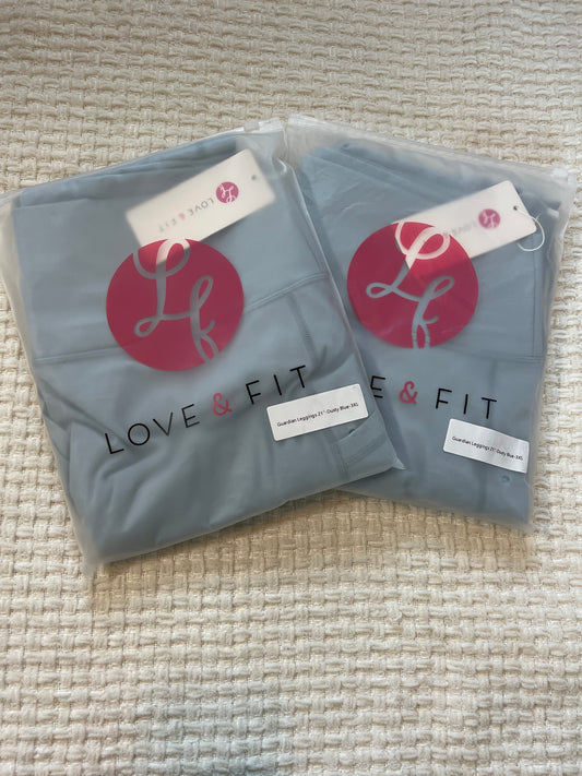 #44 - Sample Sale - Guardian Evolve Leggings 21" (Brand New) - Dusty Blue -3XL - Final Sale