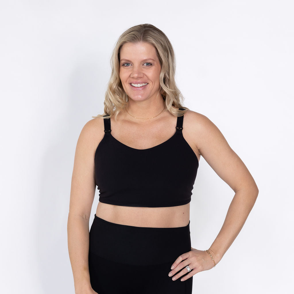 Have you checked out our New Cadence bra yet? This truly is the bra for  multitasking moms! Nurse, use flange pumps, wearable pumps or milk…