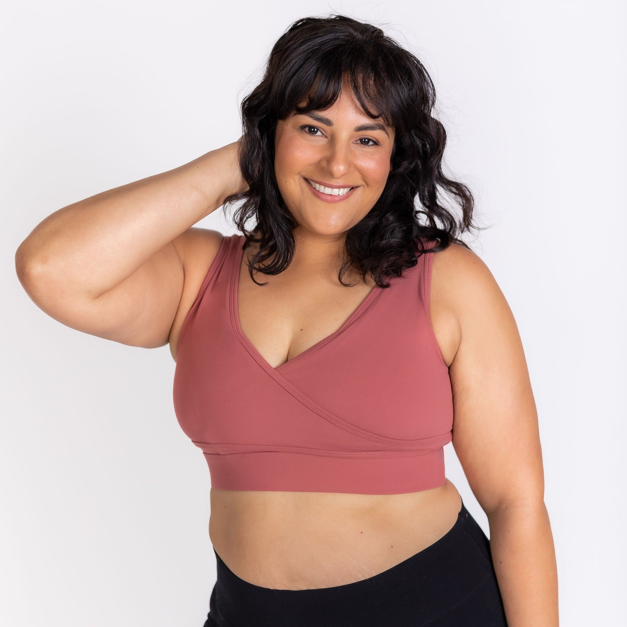 Everyday Luxe 2.0 Nursing & Hands-Free Pumping Bra - Caramel – Love and Fit